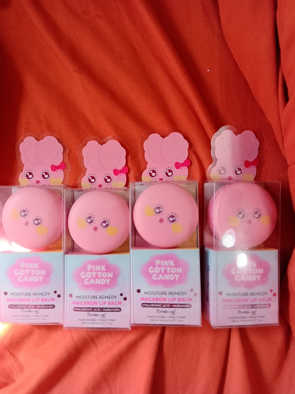 Pink Cotton Candy Macaron Lip Balm - Hydrating Pink Lip Treatment